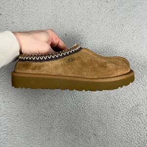 UGG Tasman Suede Slippers Chestnut Brown Womens Size 6 Clog 5955